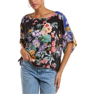 Johnny Was Womens  Sky Verity Top